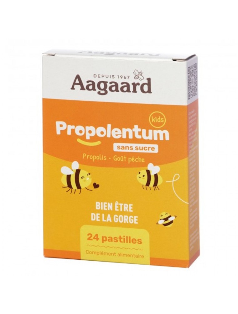 Image principale de la modale pour Propolentum Kids Sans Sucre - Défenses Naturelles 24 Pastilles - Aagaard