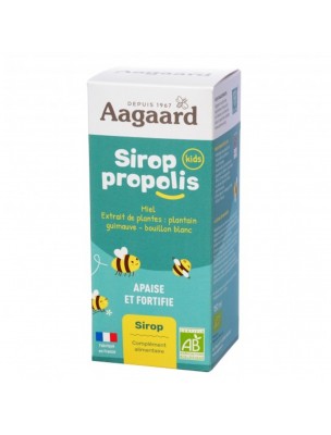Image de Sirop Propolis Kids Bio - Défenses Naturelles 150 ml - Aagaard depuis louis-herboristerie