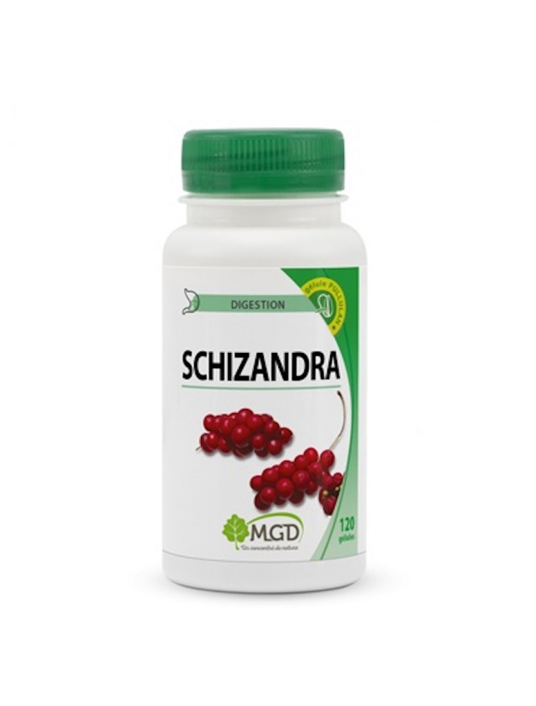Image principale de la modale pour Schizandra 250 mg - Digestion 120 gélules - MGD Nature