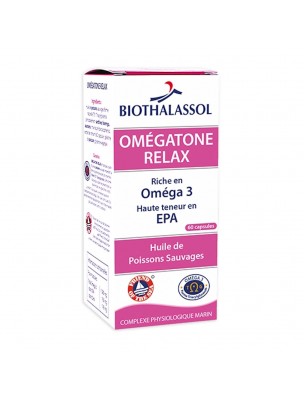 Image 76421 supplémentaire pour Omégatone Relax - Omega 3 60 capsules - Biothalassol