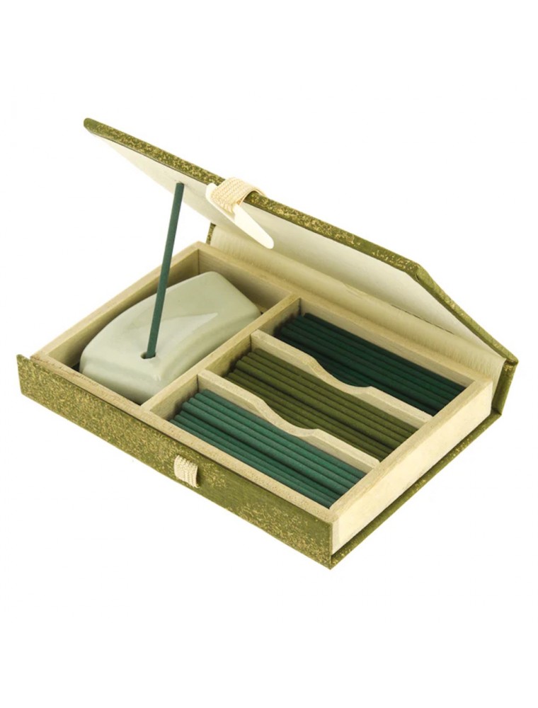 Image principale de la modale pour Mori No Kaori Les Senteurs de la Forêt - Encens Japonnais 60 Bâtonnets et Porte-Encens