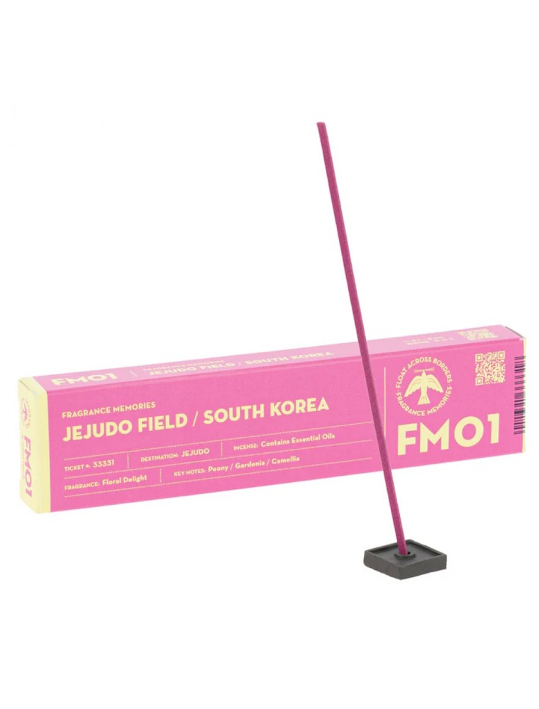 Image principale de la modale pour Jejudo Field (South Korea) - Encens Japonnais 15 Bâtonnets Fragrance Memories