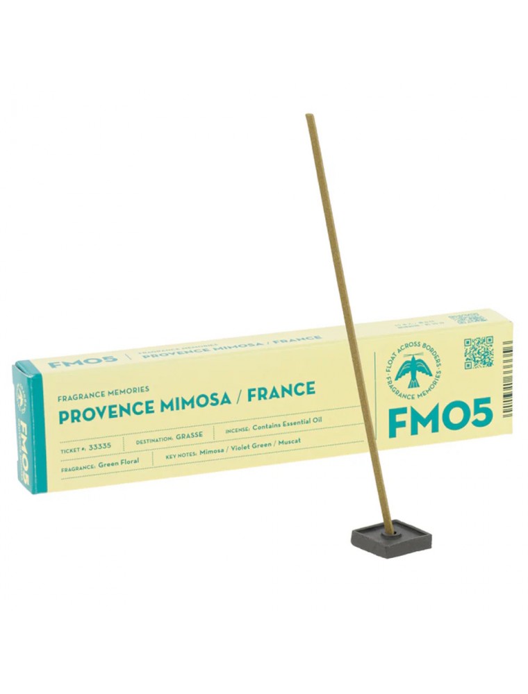 Image principale de la modale pour Provence Mimosa (France) - Encens Japonnais 15 Bâtonnets Fragrance Memories