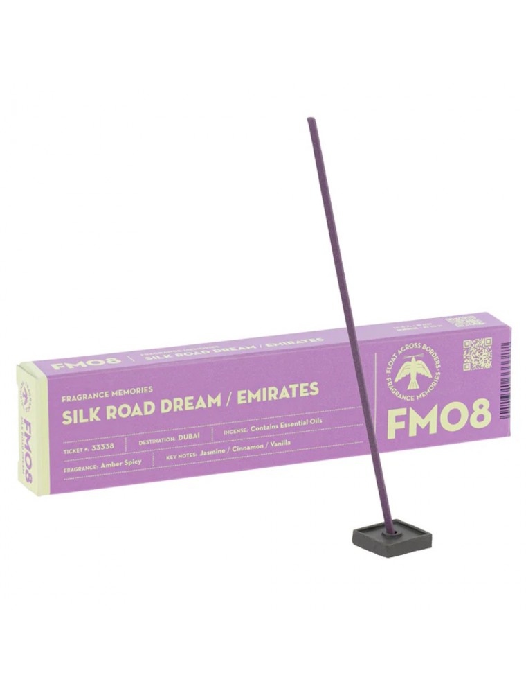 Image principale de la modale pour Silk Road Dream (Emirates) - Encens Japonnais 15 Bâtonnets Fragrance Memories