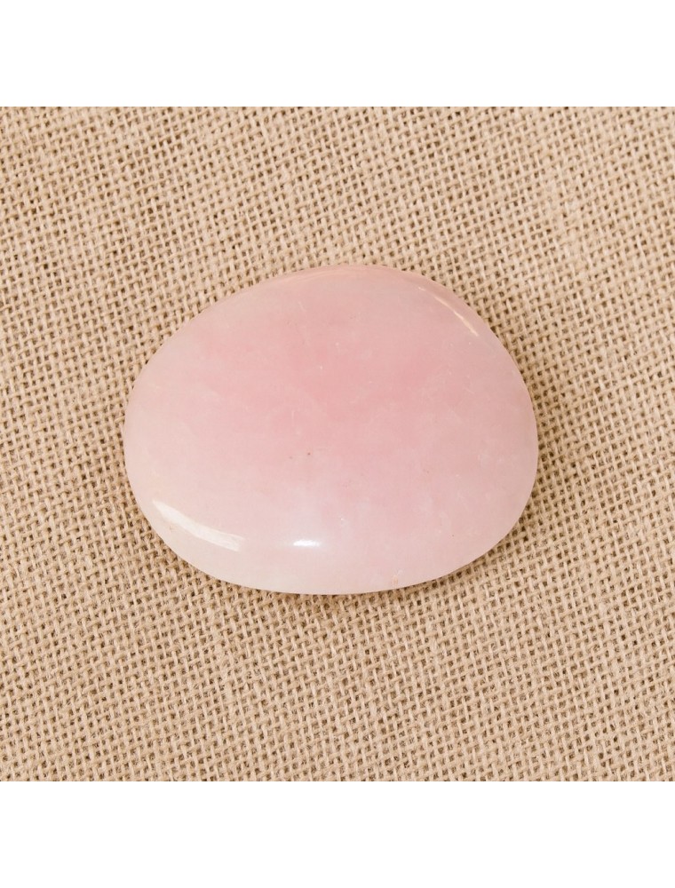 Image principale de la modale pour Pierre Plate - Quartz Rose - 30 à 50 mm