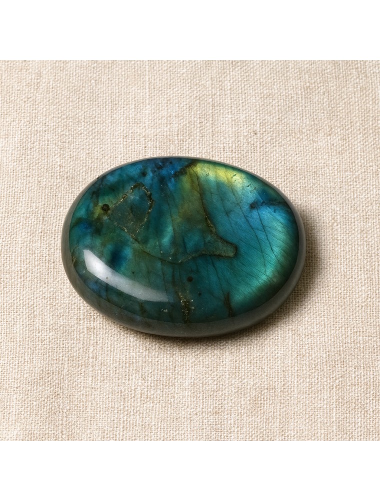 Image principale de la modale pour Pierre Plate - Labradorite - 30 à 50 mm