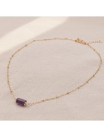 Image de Collier - Améthyste - 40 à 45 cm depuis Achetez vos pierres et toute la Lithothérapie ici – Pierres naturelles et bijoux authentiques (2)