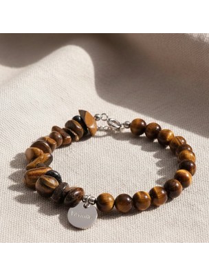 Image de Bracelet Ciel Argenté - Oeil de Tigre - 6 à 13 mm depuis Boucles d'oreilles Améthyste 6 mm - Louis