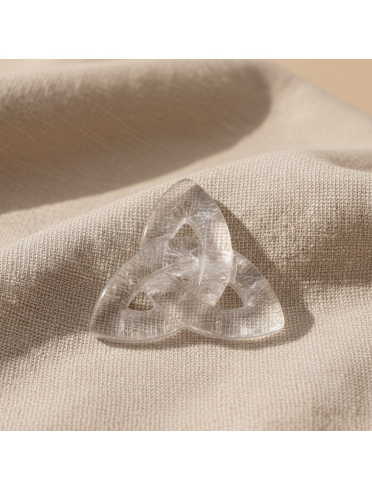 Image principale de la modale pour Triquetra - Cristal de Roche - 60 mm