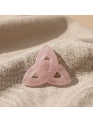 Image de Triquetra - Quartz Rose - 60 mm depuis Achetez le Quartz Rose Elephant de Louis - 40 mm