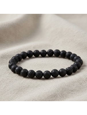 Image de Bracelet Boule - Pierre de Lave - 06 mm depuis Achetez les produits Louis à l'herboristerie Louis (4)