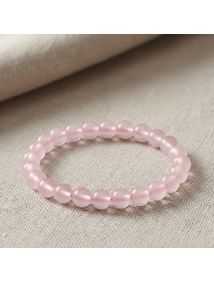Image 76653 supplémentaire pour Bracelet Boule - Quartz Rose - 06 mm