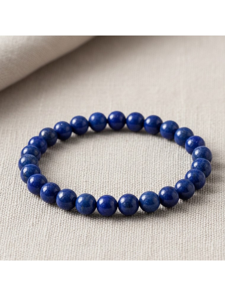 Image principale de la modale pour Bracelet Boule - Lapis Lazuli - 06 mm