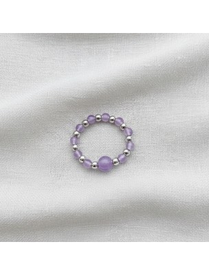 Image 76679 supplémentaire pour Bague - Hématite et Améthyste - 54 mm