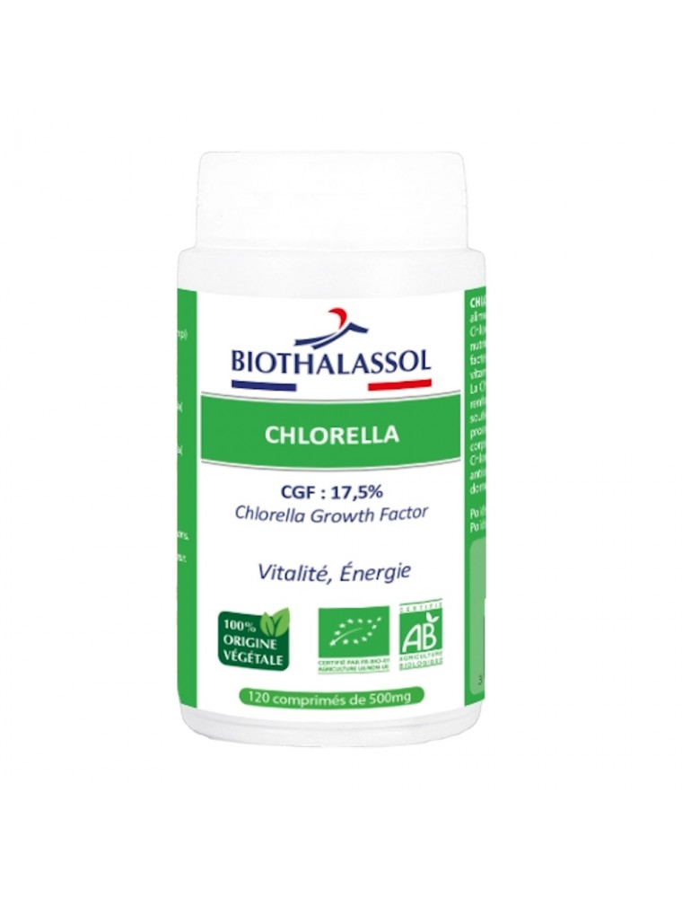 Image principale de la modale pour Chlorella Bio - Vitalité 120 comprimés - Biothalassol