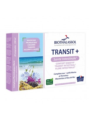 Image 76789 supplémentaire pour Transit + Bio - Santé Intestinale 20 Ampoules - Biothalassol