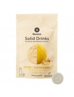 Image de Solid Drinks Poire-Gingembre Bio - Hydratation 12 pastilles - Qwetch depuis Eau aromatisée en pastilles Qwetch