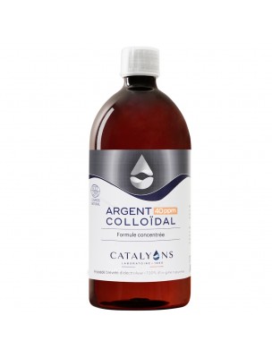 Image de Argent colloïdal 40 ppm - Oligo-élément 1 Litre - Catalyons depuis Achetez les produits Catalyons à l'herboristerie Louis