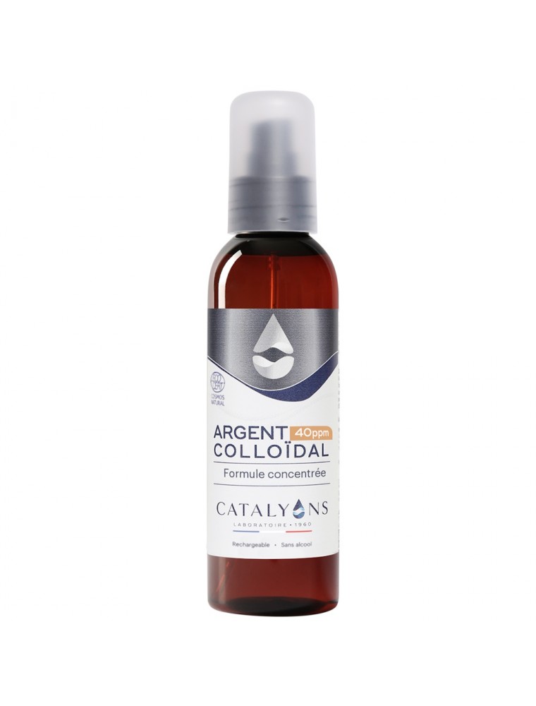 Image principale de la modale pour Argent colloïdal 40 ppm - Oligo-élément Spray de 150 ml - Catalyons