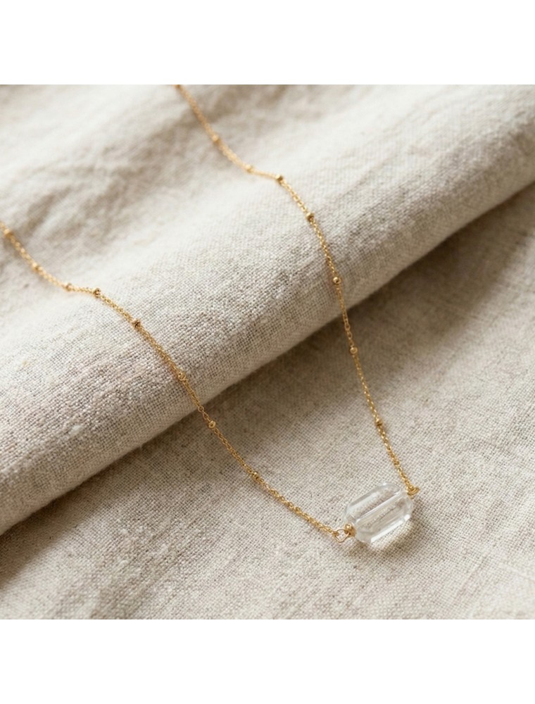 Image principale de la modale pour Collier - Cristal de Roche - 40 à 45 cm