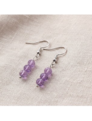 Image 76847 supplémentaire pour Boucles d'Oreilles - Améthyste - 6 mm
