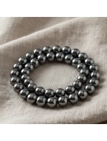 Image de Fil de Perles - Hématite - 6 mm depuis Achetez vos pierres et toute la Lithothérapie ici – Pierres naturelles et bijoux authentiques (2)