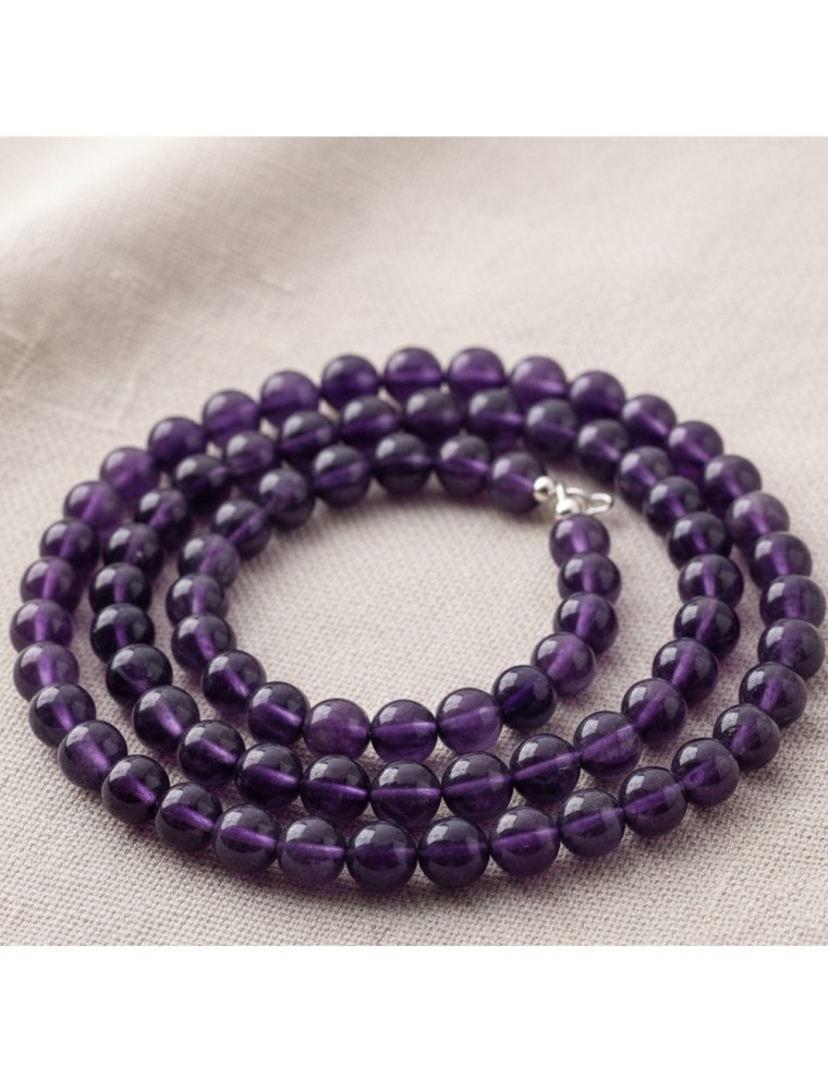 Image principale de la modale pour Fil de Perles - Améthyste Rubanée - 6 mm