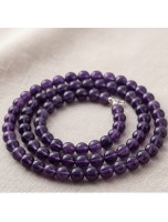 Image de Fil de Perles - Améthyste Rubanée - 6 mm depuis Achetez vos pierres et toute la Lithothérapie ici – Pierres naturelles et bijoux authentiques (2)