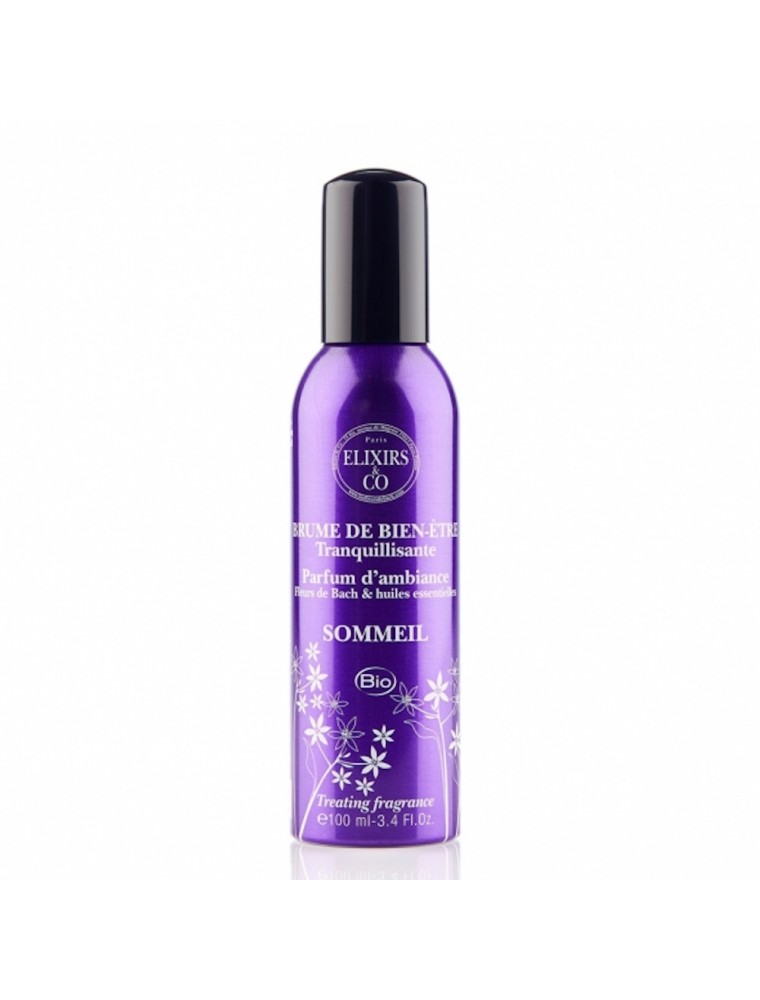 Image principale de la modale pour Brume de bien-être aux Fleurs de Bach - Pour le sommeil 100 ml - Elixirs and Co