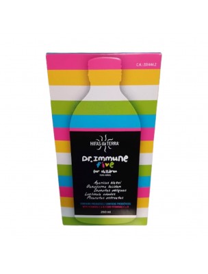 Image de Dr Immun Five - Immunité des Enfants 250 ml - Hifas Da Terra depuis Achetez les produits Hifas da Terra à l'herboristerie Louis