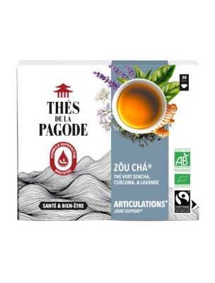 Image 77060 supplémentaire pour Zou Cha Bio - Articulations 30 Infusettes - Thés de la Pagode