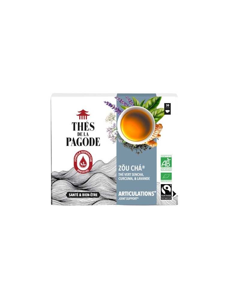 Image principale de la modale pour Zou Cha Bio - Articulations 30 Infusettes - Thés de la Pagode