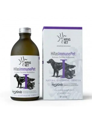 Image de Hifas Immune Pet - Immunité des Chiens et les Chats 250 ml - Hifas Da Terra depuis Achetez les produits Hifas da Terra à l'herboristerie Louis