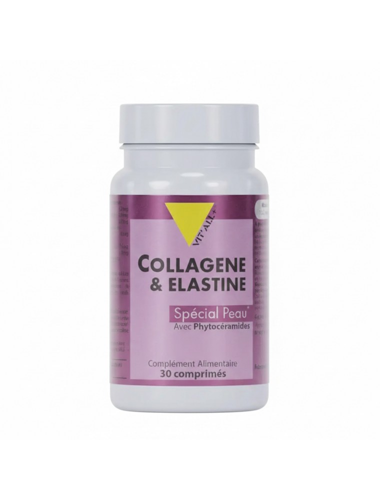 Image principale de la modale pour Collagène et Elastine - Peau 30 comprimés - Vit'all+