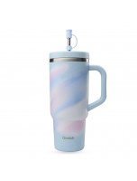 Image de Travel Cup Isotherme Matt Pastel Bleu - Hydratation 900 ml - Qwetch depuis Cups isothermes Qwetch