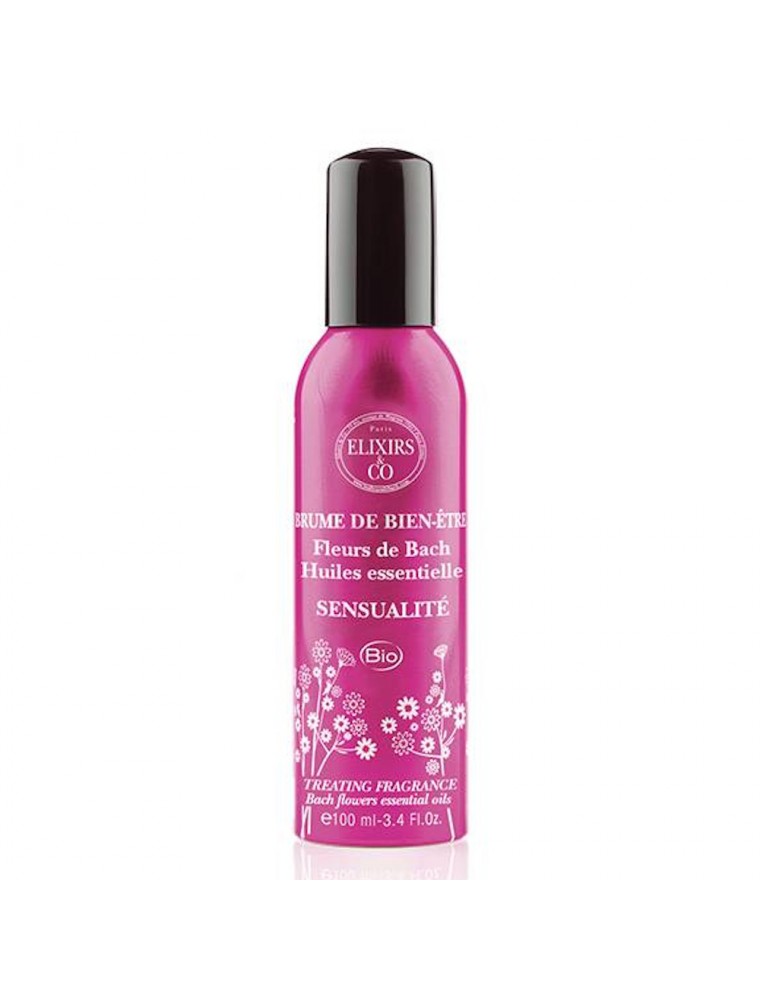 Image principale de la modale pour Brume de bien-être aux Fleurs de Bach Bio - Sensualité 100 ml - Elixirs and Co
