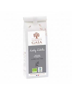 Image de Lady Litchi Bio - Thé Noir Parfumé 100 g - Les Jardins de Gaïa depuis Les Jardins de Gaïa
