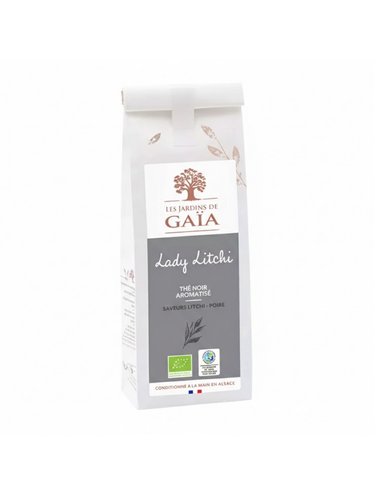 Image principale de la modale pour Lady Litchi Bio - Thé Noir Parfumé 100 g - Les Jardins de Gaïa