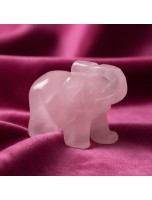 Image de Eléphant - Quartz Rose - 40 mm depuis Achetez vos Pierres travaillées – Pierres polies, taillées & formes pour lithothérapie