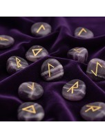 Image de Runes - Améthyste - 25 runes depuis Achetez vos Pierres travaillées – Pierres polies, taillées & formes pour lithothérapie