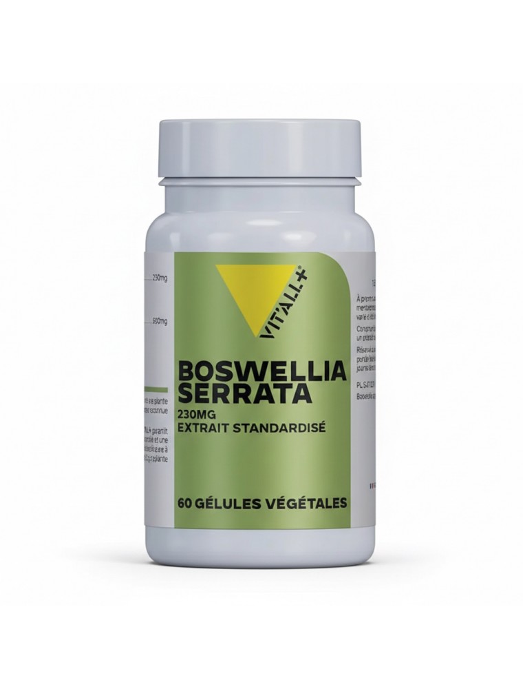 Image principale de la modale pour Boswellia Serrata 230mg - Articulations et Digestion 60 gélules végétales - Vit'all+