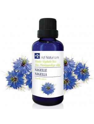 Image de Nigelle Bio - Huile Végétale de Nigella sativa L. 50 ml - Ad Naturam depuis Huile végétale de Noisette Bio 50ml - Ad Naturam