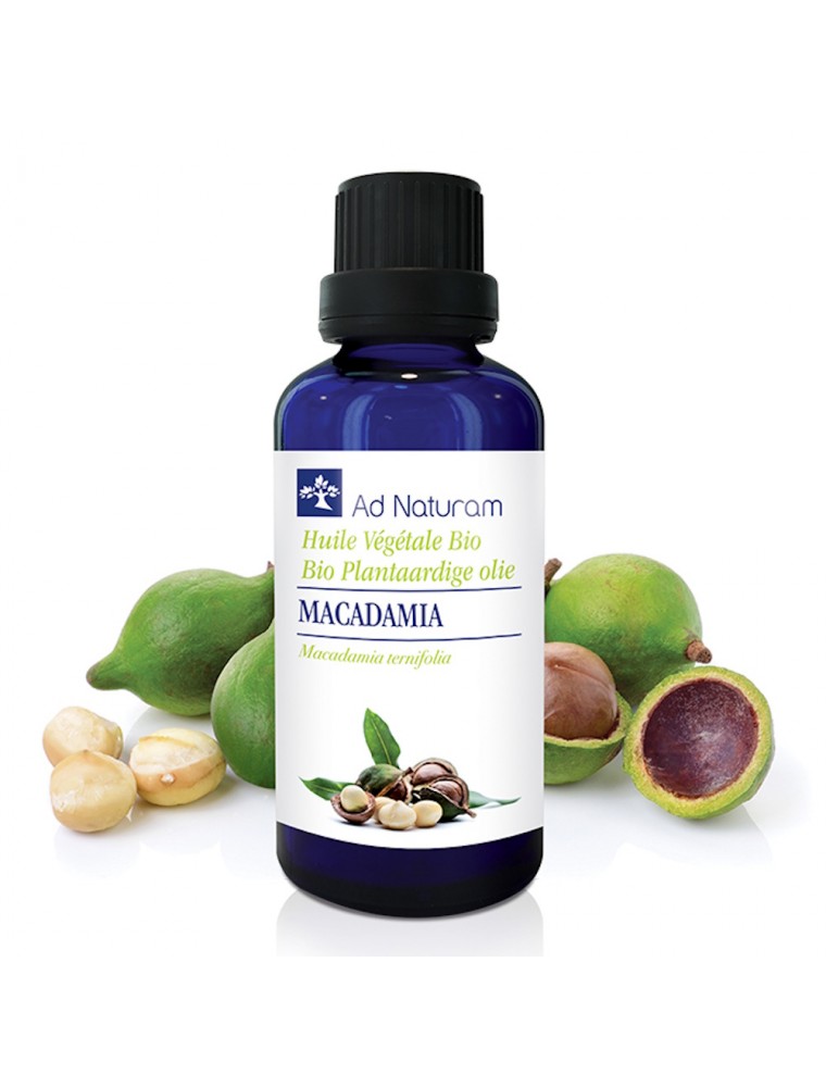 Image principale de la modale pour Macadamia Bio - Huile Végétale de Macadamia ternifolia 50 ml - Ad Naturam