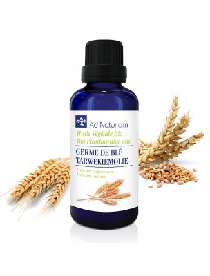 Image de Germe de Blé Bio - Huile Végétale de Triticum vulgare 50 ml - Ad Naturam depuis PrestaBlog