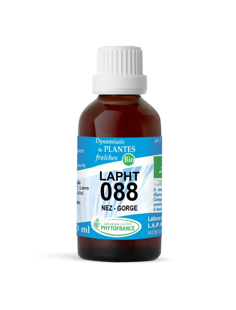 Image principale de la modale pour LAPHT 088 Bio - Nez, Gorge et Sinus 30 ml - Phytofrance
