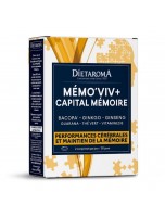 Image de Mémo'Viv Focus - Capital Mémoire 60 comprimés - Dietaroma depuis Vitamines - Achetez en ligne sur notre site !