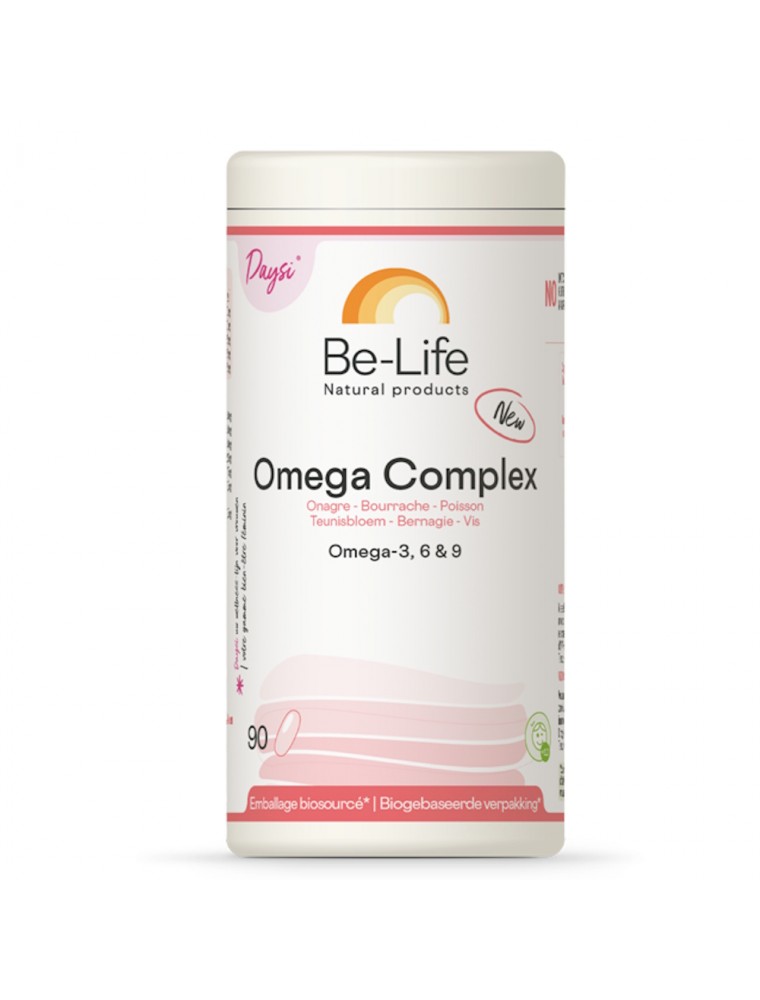 Image principale de la modale pour Oméga Complex - Cœur et Cerveau 90 capsules - Be-Life