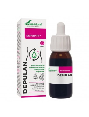 Image de Depulan C19 - Dépuratif 50ml - SoriaNatural depuis Achetez les produits SoriaNatural à l'herboristerie Louis