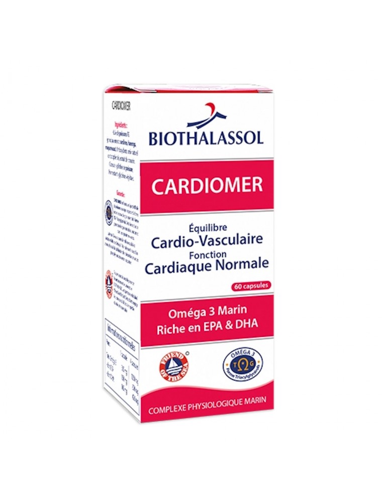 Image principale de la modale pour Cardiomer - Equilibre Cardio-Vasculaire 120 capsules - Biothalassol