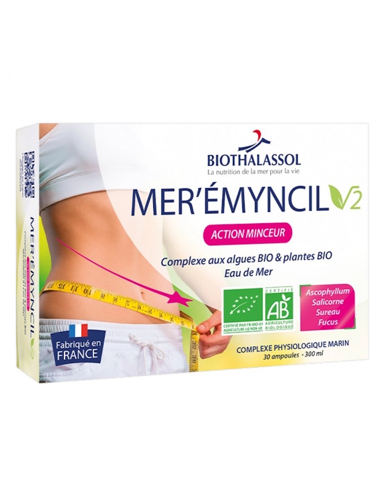 Image principale de la modale pour Mer'Emyncil V2 Bio - Action Minceur 30 Ampoules - Biothalassol